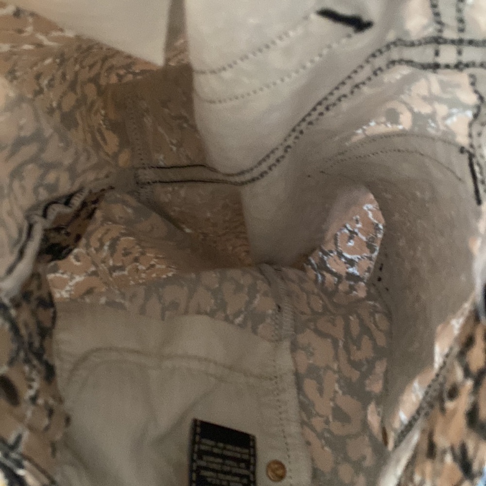 7 for All Mankind Leopard Rocker Pants - Picture 7 of 7